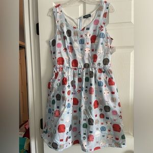 ModCloth hot air balloon dress, size large